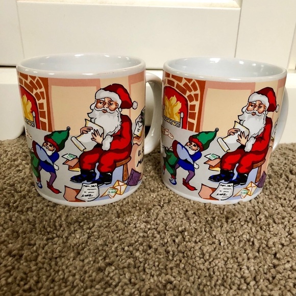 Sue Zipkin Christmas Fireplace Coffee Mug Set - Picture 9 of 9